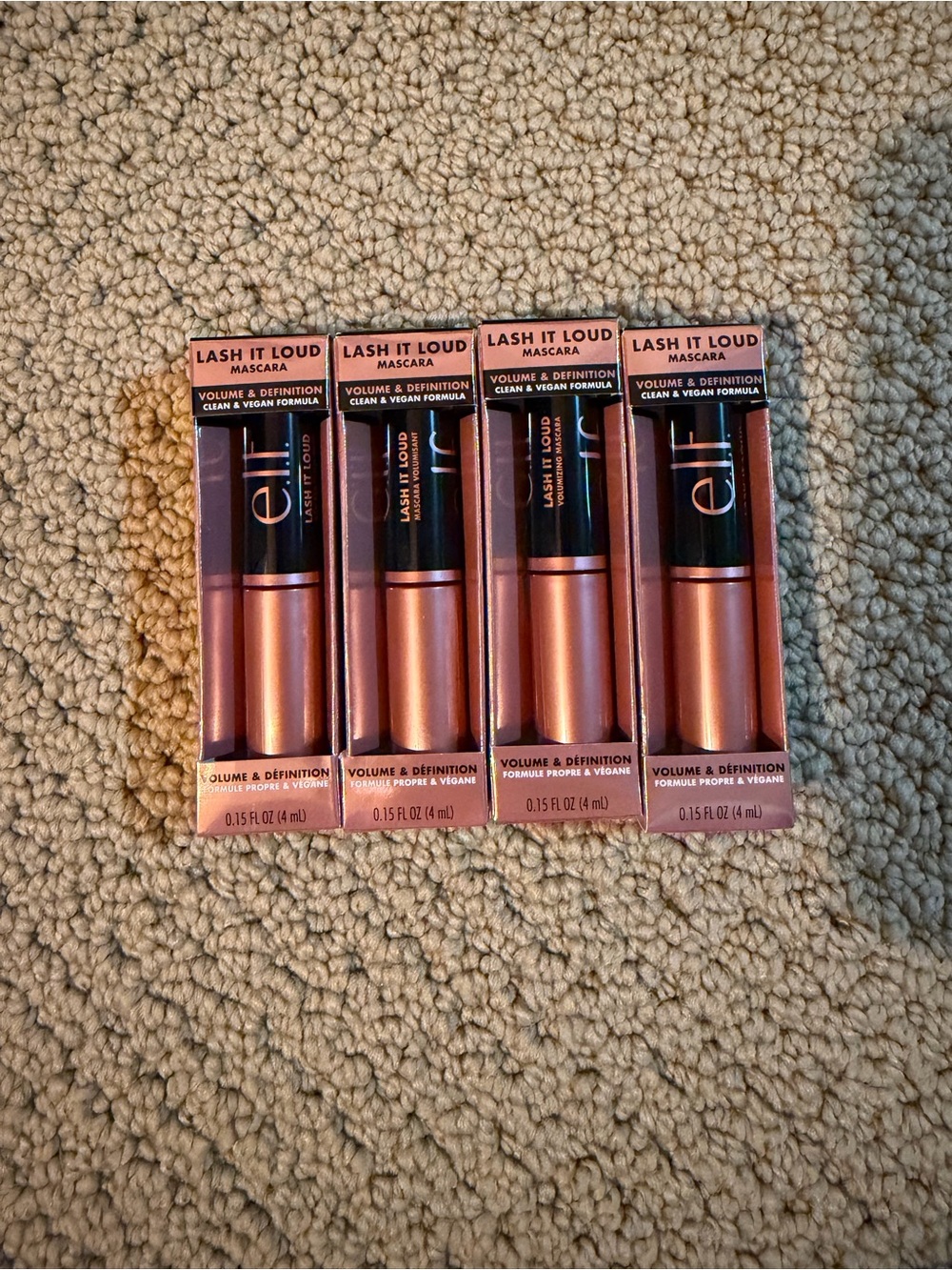 e.l.f. Lash It Loud Volumizing Mascara Amplify & Define Black 0.15oz Travel Size